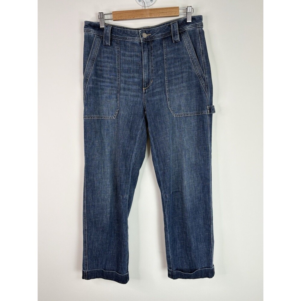 Joe’s Jeans Baggy Carpenter Jeans (Sz 30) Slight Barrel Straight Leg Ankle Pants